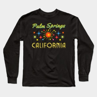 Sun and Stars in Lovely Palm Springs, California Long Sleeve T-Shirt